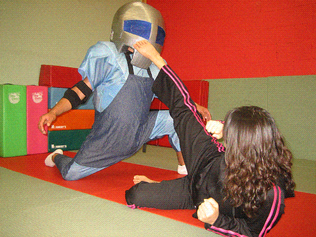 self-defense woman